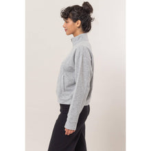 Load image into Gallery viewer, Half Zip Sweatshirt With Front Pockets
