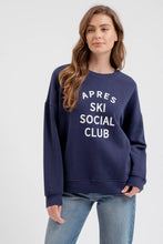 Load image into Gallery viewer, SOCIAL CLUB PRINT LONG SLEEVE KNIT TOP
