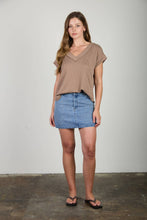 Load image into Gallery viewer, WESTERN STITCH DETAIL DENIM MINI SKIRT
