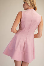 Load image into Gallery viewer, Mock-Neck Stretch Mini Dress

