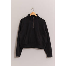 Load image into Gallery viewer, Half Zip Sweatshirt With Front Pockets
