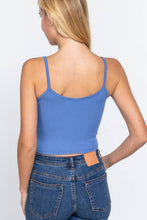 Load image into Gallery viewer, Sweetheart Neck Heavy Rib Knit Cami Top
