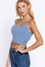 Load image into Gallery viewer, V-neck W/removable Bra Cup Cotton Spandex Cami
