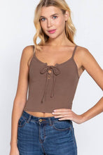 Load image into Gallery viewer, Sweetheart Neck Heavy Rib Knit Cami Top
