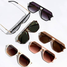 Load image into Gallery viewer, Geometric Shape Thin Frame Designed Sunglasses
