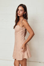 Load image into Gallery viewer, Gingham Tie Strap Mini Dress
