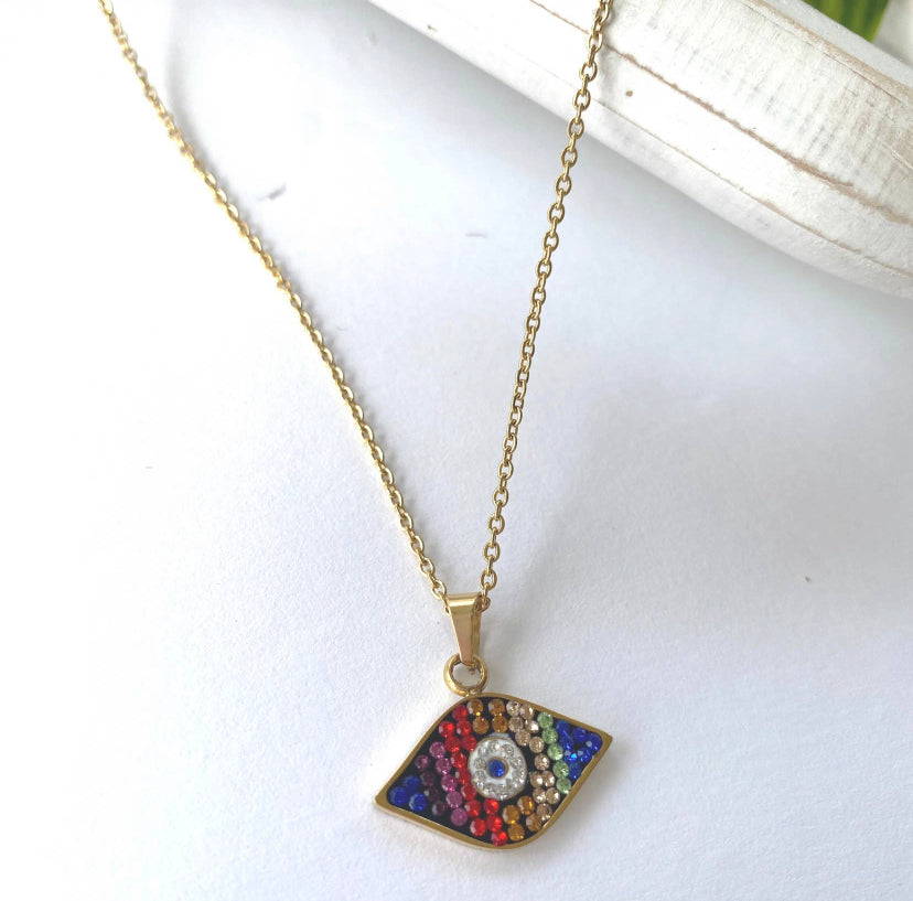 Evil eye necklace